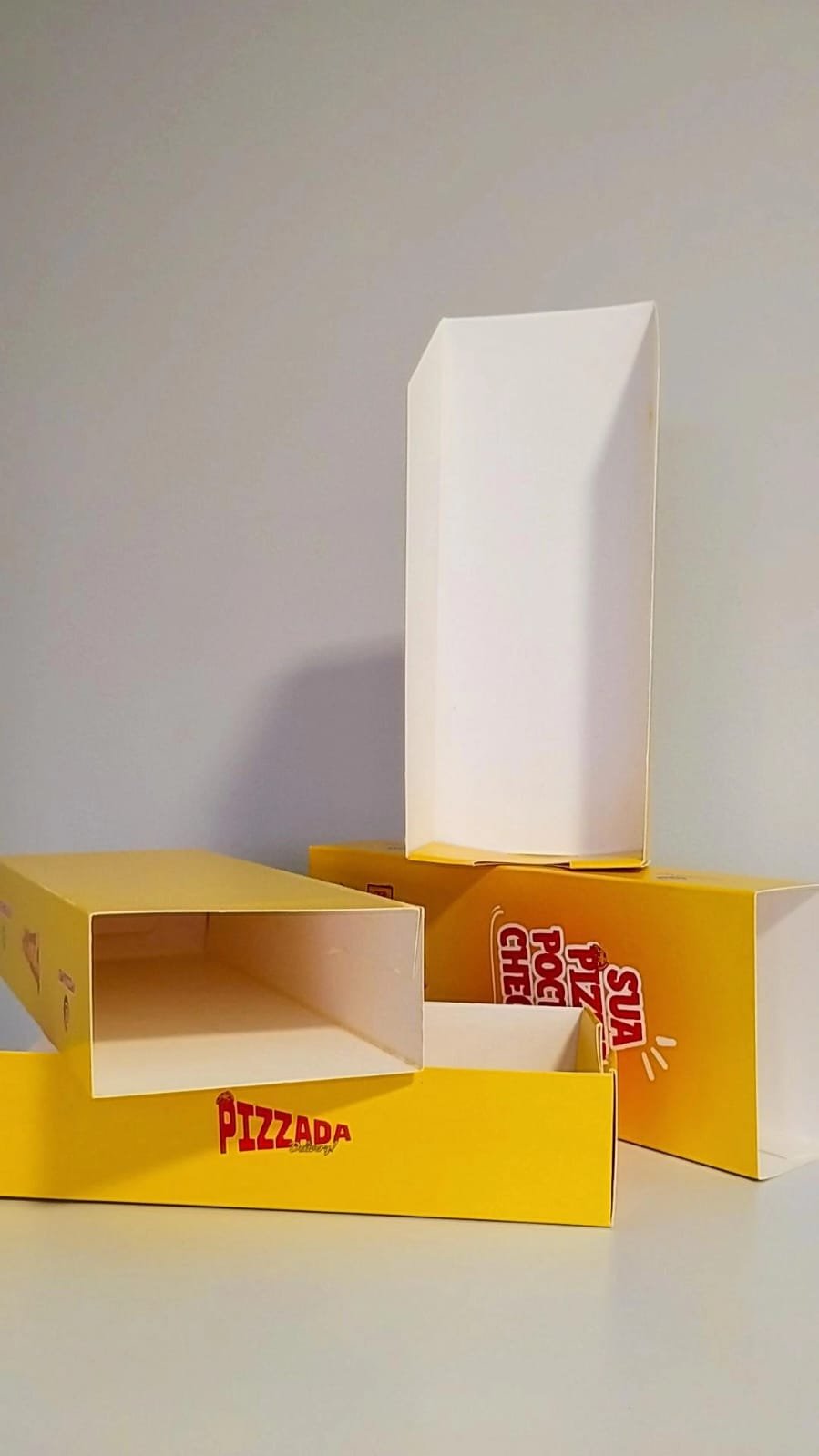 Embalagem personalizada para fatia de pizza