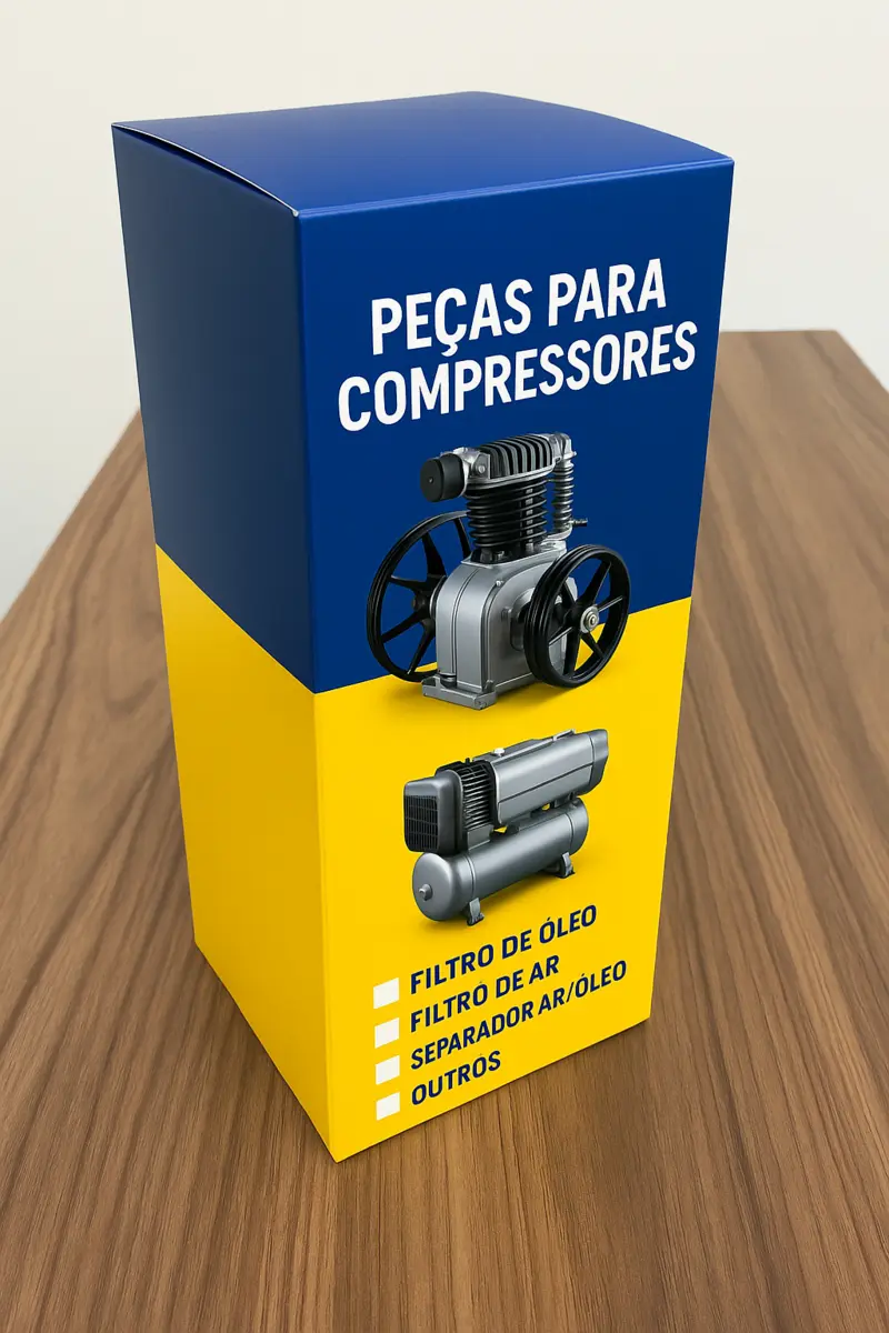 Embalagem personalizada para peças e componentes