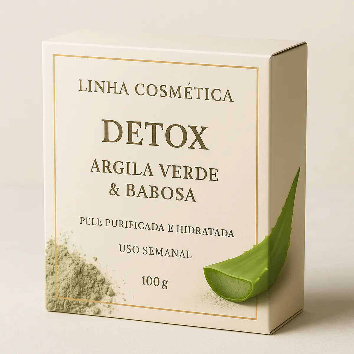Caixa personalizada para linha cosmética